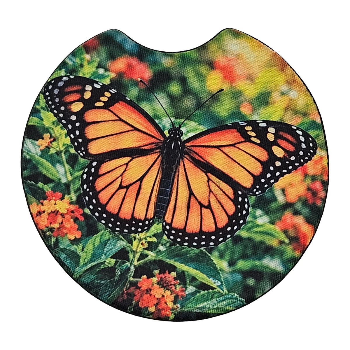 Monarch Butterfly 2-Pack Neoprene Car Coaster Set