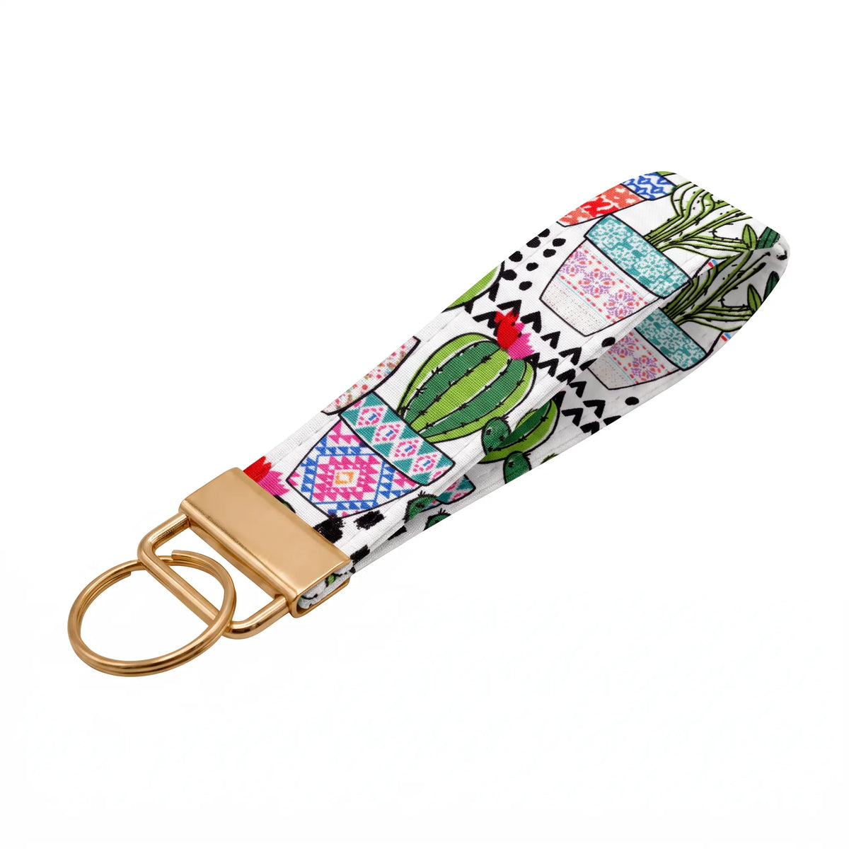 Desert Cactus Keychain Wristlet