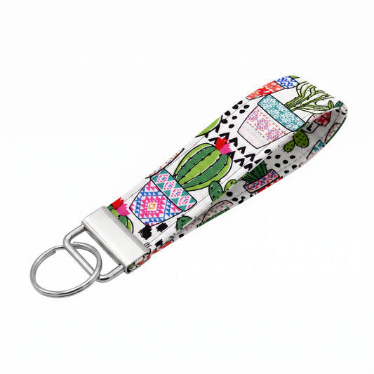 Desert Cactus Keychain Wristlet
