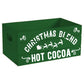 Christmas Blend Hot Cocoa Holiday Wood Mini Crate