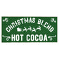 Christmas Blend Hot Cocoa Holiday Wood Mini Crate