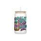 I Like My Coffee Cold Like My Soul 16oz Frosted Glass Can