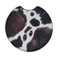 Western Cowhide Print 2 Pack Neoprene Car Coaster Set