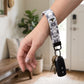 Damask Honeybee Keychain Wristlet