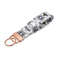 Damask Honeybee Keychain Wristlet