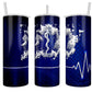 20 oz Skinny EMS Star of Life Blue Diamond Plate Sublimation Tumbler - Imperfect