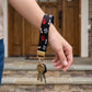Dog Paw Print Keychain Wristlet
