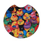 Rubber Ducks 2-Pack Neoprene Car Coaster Set