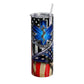 EMS Star of Life American Flag Sublimation Tumbler