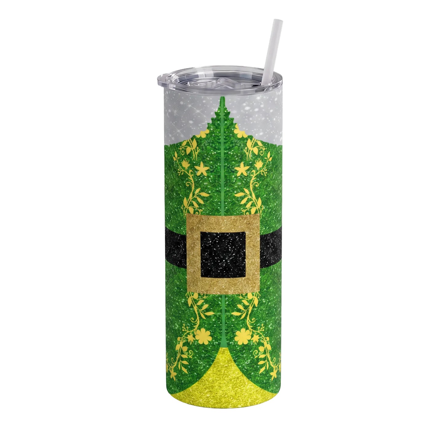 Christmas Elf Coat 20oz Skinny Tumbler