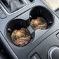 Autumn Forest Path 2-Pack Neoprene Car Coaster Set