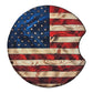 Rustic American Flag 2 Pack Neoprene Car Coaster Set