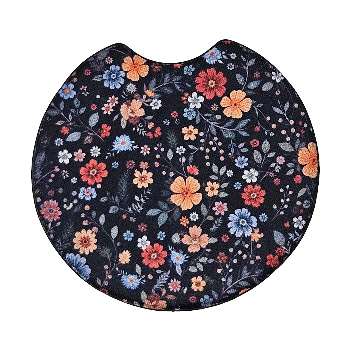 Botanical Floral Explosion 2 Pack Neoprene Car Coaster Set