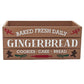 Baked Fresh Daily Gingerbread Holiday Wood Mini Crate