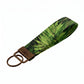 Tropical Palm Leaf Keychain Wristlet