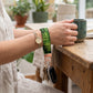 Tropical Palm Leaf Keychain Wristlet