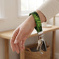 Tropical Palm Leaf Keychain Wristlet