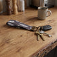 Boho Feather Keychain Wristlet