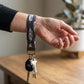Boho Feather Keychain Wristlet