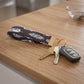 Boho Feather Keychain Wristlet