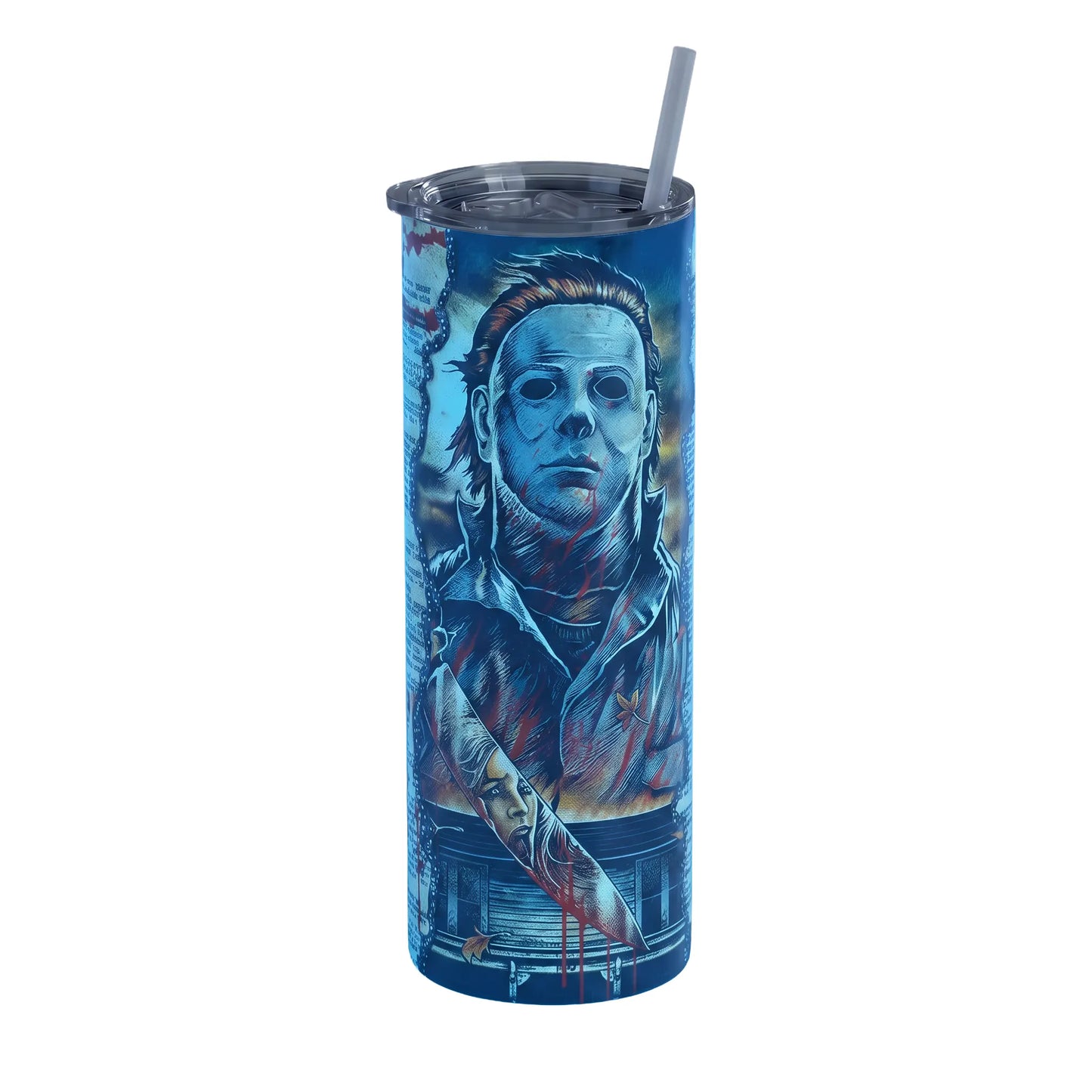 Michael Myers Halloween 20oz Skinny Tumbler