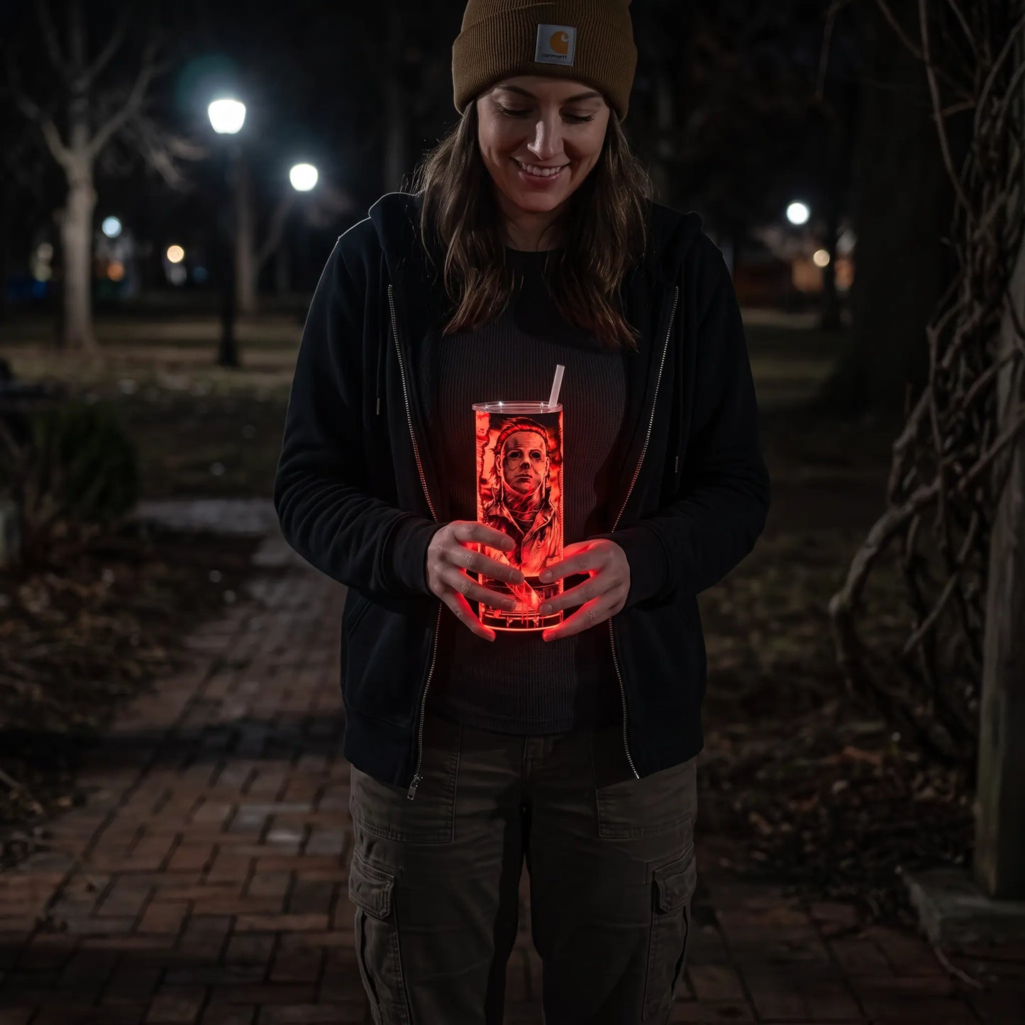 Michael Myers Halloween 20oz Skinny Tumbler