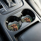Highland Cow 2 Pack Neoprene Car Coaster Set