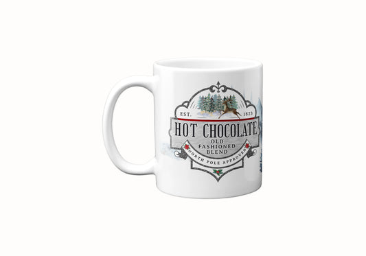 11 oz Hot Chocolate Winter Scene Wrap ORCA Coated Dishwasher Safe Coffee Mug