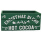 Christmas Blend Hot Cocoa Holiday Wood Mini Crate