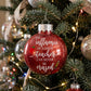 Influence of a Good Teacher Apple Pencil Glass Ornament