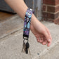 Jack Skellington Stained Glass Keychain Wristlet