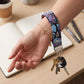 Jack Skellington Stained Glass Keychain Wristlet