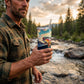 Rainbow Trout Fishing Scene 20oz Skinny Tumbler