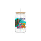 Life is Better in Flip Flops 16oz Clear Glass Can Set