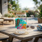 Life is Better in Flip Flops 16oz Clear Glass Can Set