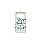 Lined Paper Teacher Influence 16oz Frosted Glass Can