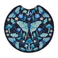 Whimsical Luna Moth 2 Pack Neoprene Car Coaster Set