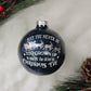 May You Never Be Too Grown Up 2025 Glass Ball Christmas Ornament
