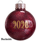 May You Never Be Too Grown Up Christmas Eve Red Metallic Ornament