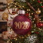 May You Never Be Too Grown Up Christmas Eve Red Metallic Ornament