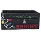 Merry & Bright Holiday Wood Mini Crate