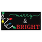 Merry & Bright Holiday Wood Mini Crate