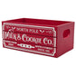 North Pole Milk & Cookie Co Holiday Wood Mini Crate