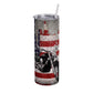 Vintage American Flag Motorcycle 20oz Skinny Tumbler