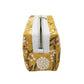 Mustard Yellow Floral Pattern Handmade Mini Quilted Zipper Box Pouch