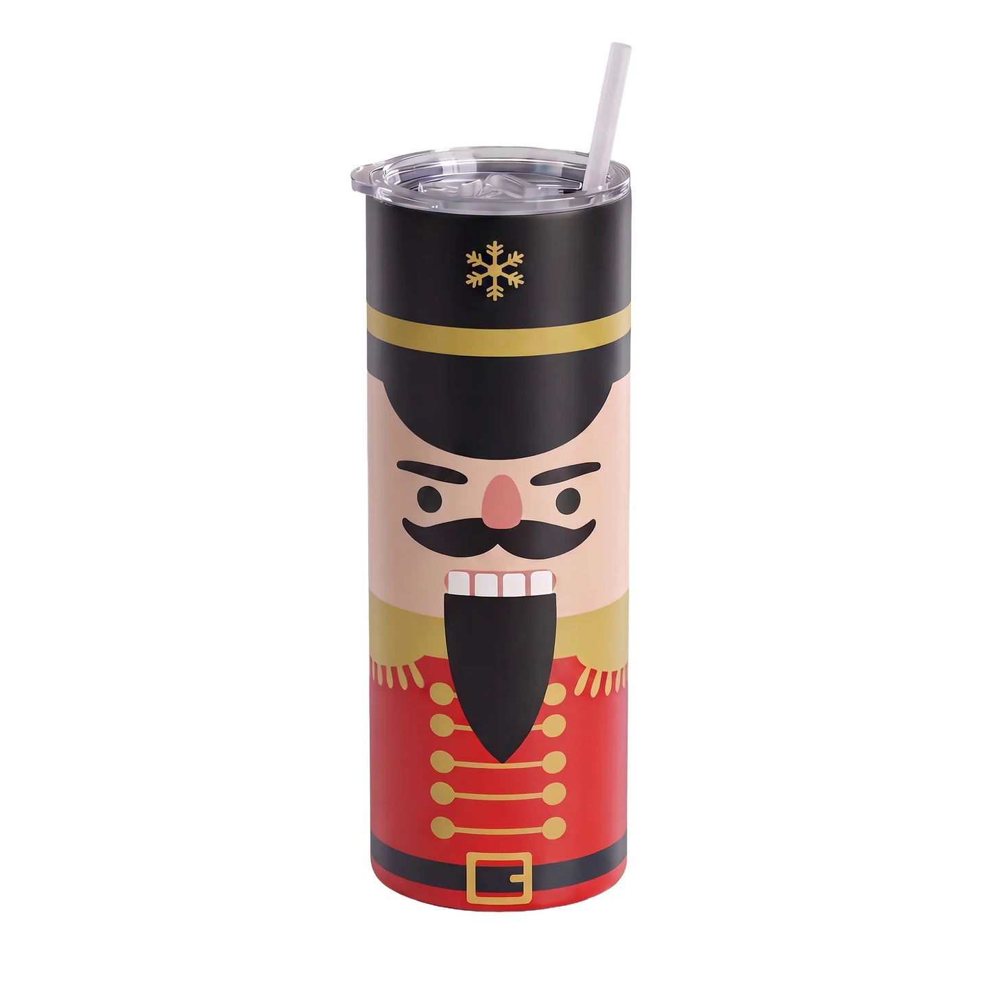 Christmas Nutcracker Toy Soldier 20oz Skinny Tumbler