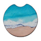 Ocean Beach Sand & Surf 2 Pack Neoprene Car Coaster Set