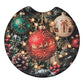 Christmas Ornaments 2-Pack Neoprene Car Coaster Set