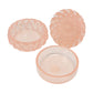 Rose Gold Pink Glitter Faceted Teardrop Resin Jewelry Jar