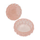 Rose Gold Pink Glitter Faceted Teardrop Resin Jewelry Jar